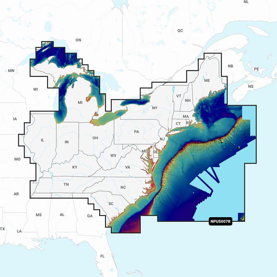 Navionics Platinum+ NPUS007R - U.S. East - Get Tight Gear