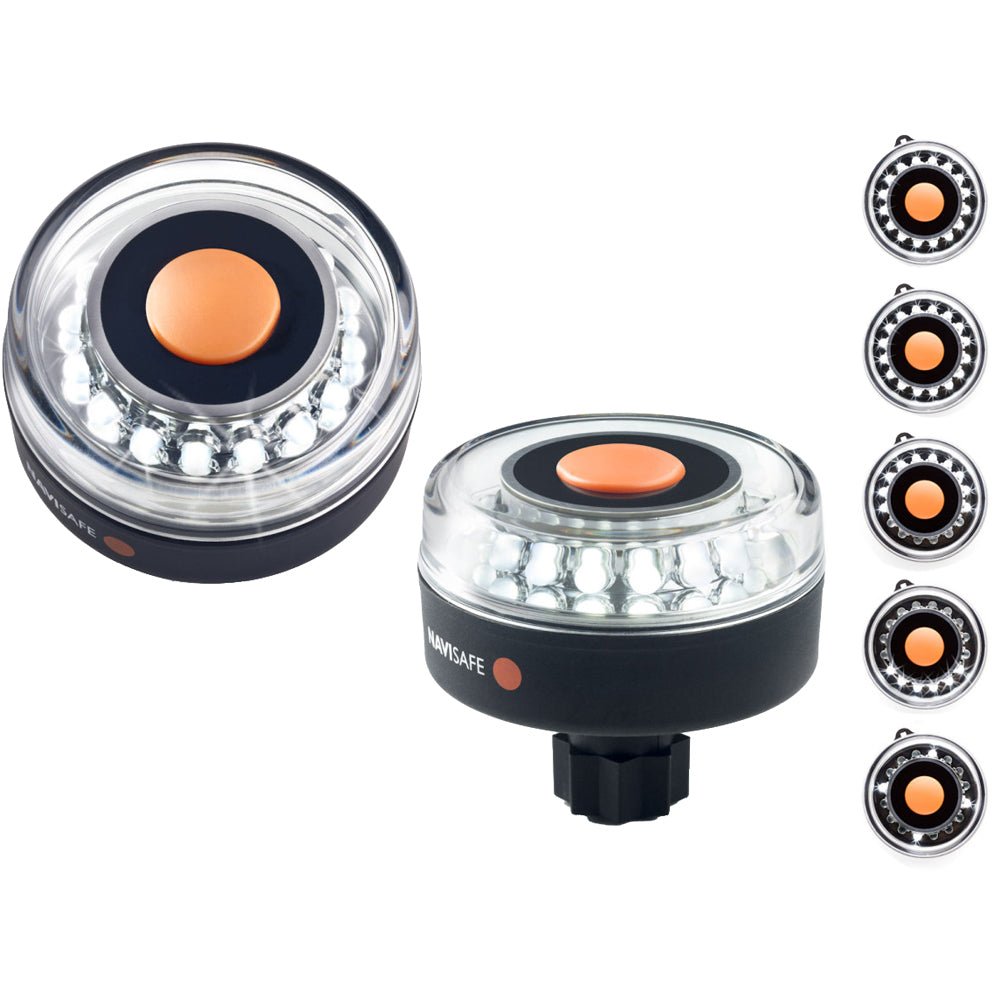 Navisafe Navilight All - White 5 Mode 360 2NM w/RAILBLAZA Base - Get Tight Gear