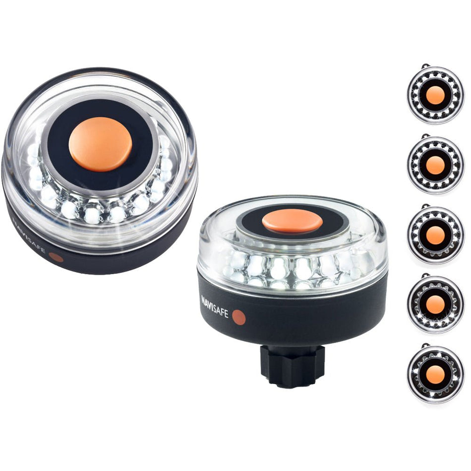 Navisafe Navilight All - White 5 Mode 360 2NM w/RAILBLAZA Base - Get Tight Gear