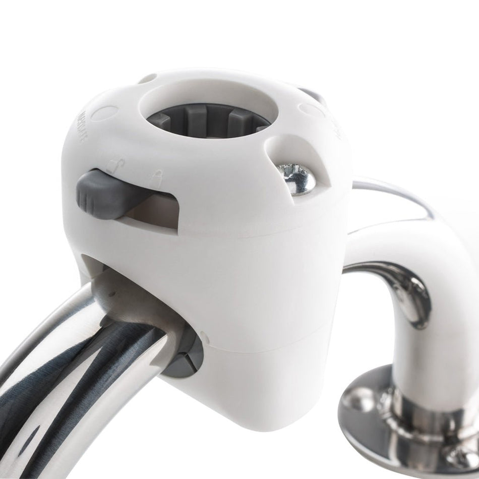 Navisafe Navimount Rail Mount White w/Screws - Get Tight Gear