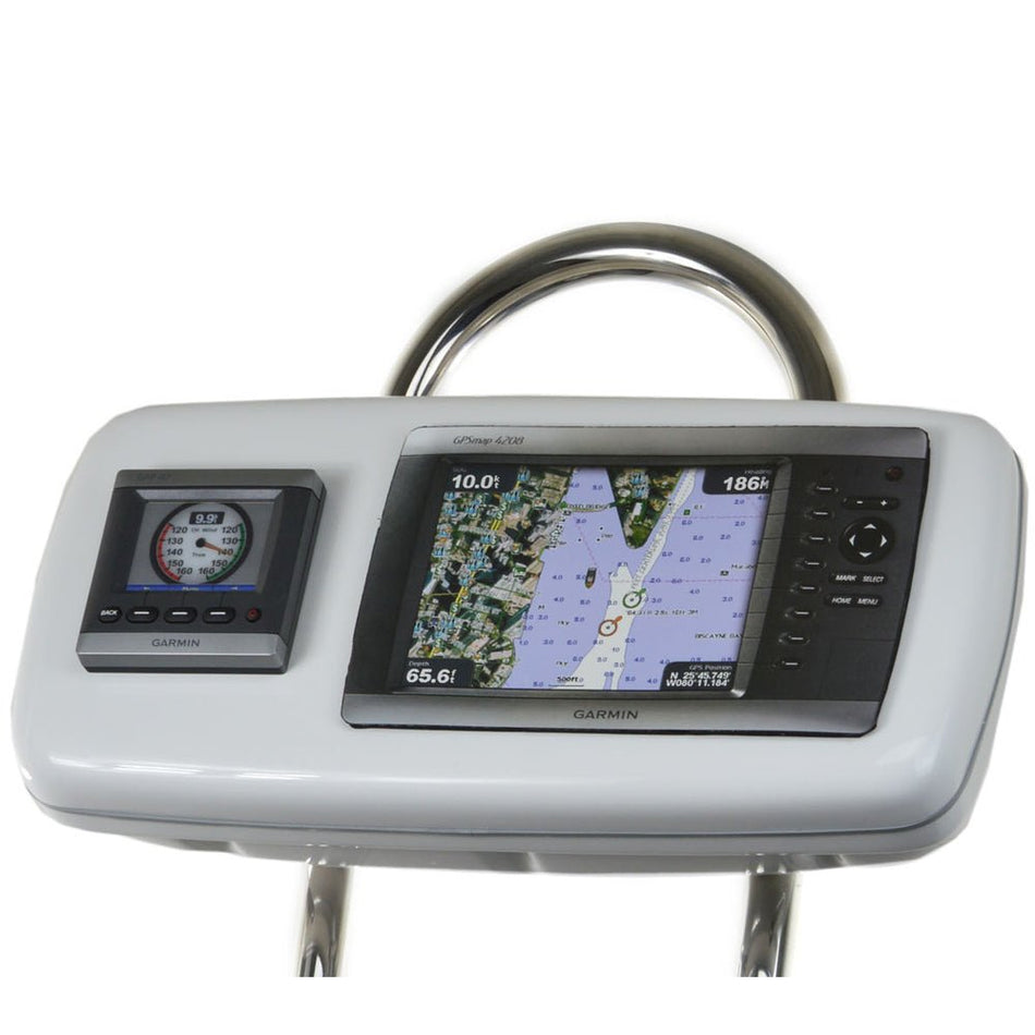 NavPod GP1040 - 02 SystemPod Pre - Cut f/Garmin 4008/4208 & 1 Instrument f/9.5" Wide Guard - Get Tight Gear