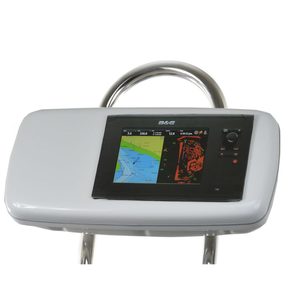 NavPod GP1040 - 08 SystemPod Pre - Cut f/B&G Zeus Touch 8 & Simrad NSS8 Mounted In Center f/9.5" Wide Guard - Get Tight Gear