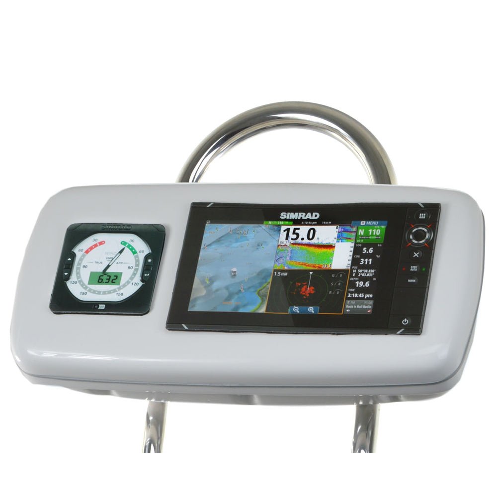 NavPod GP1040 - 13 SystemPod Pre - Cut f/Simrad NSS9 evo2 or B&G Zeus 9 & 1 Instrument f/9.5" Wide Guard - Get Tight Gear