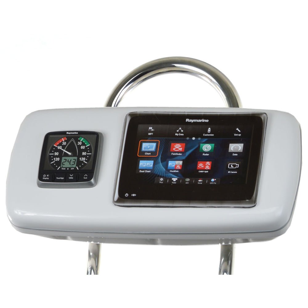 NavPod GP1040 - 19 SystemPod Pre - Cut f/Raymarine ES97/ES98 & One Instrument f/9.5" Wide Guard - Get Tight Gear