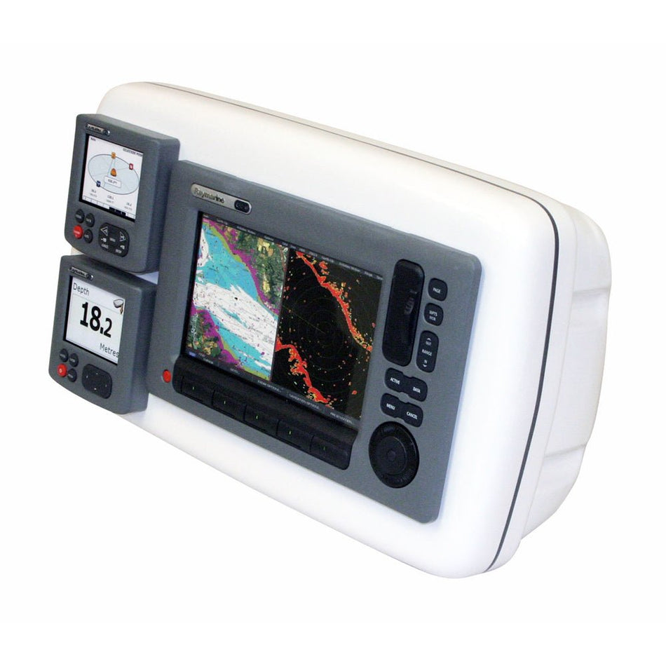 NavPod GP1081 SailPod Precut f/Raymarine C90W/E90W & 2 ST60s f/5" Guard - Get Tight Gear
