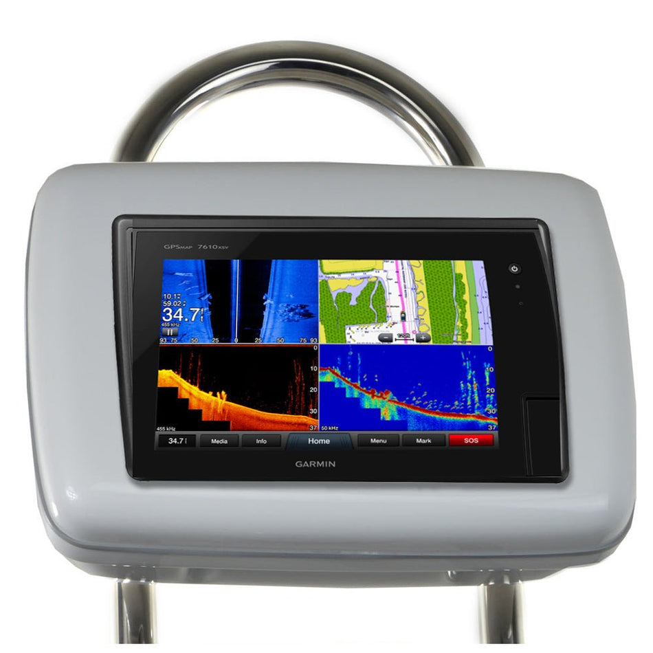NavPod GP1200 - 12 SailPod Pre - Cut f/Garmin GPSMAP 7412 / 7412xsv / 7612 / 7612xsv f/9.5" Wide Guard - Get Tight Gear
