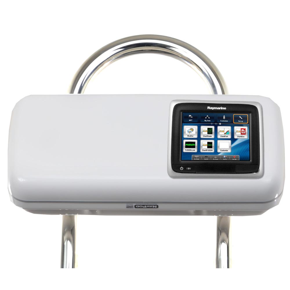 NavPod GP1507 SystemPod Pre - Cut f/Raymarine a65/a67/a68 w/Space On The Left f/9.5" Wide Guard - Get Tight Gear