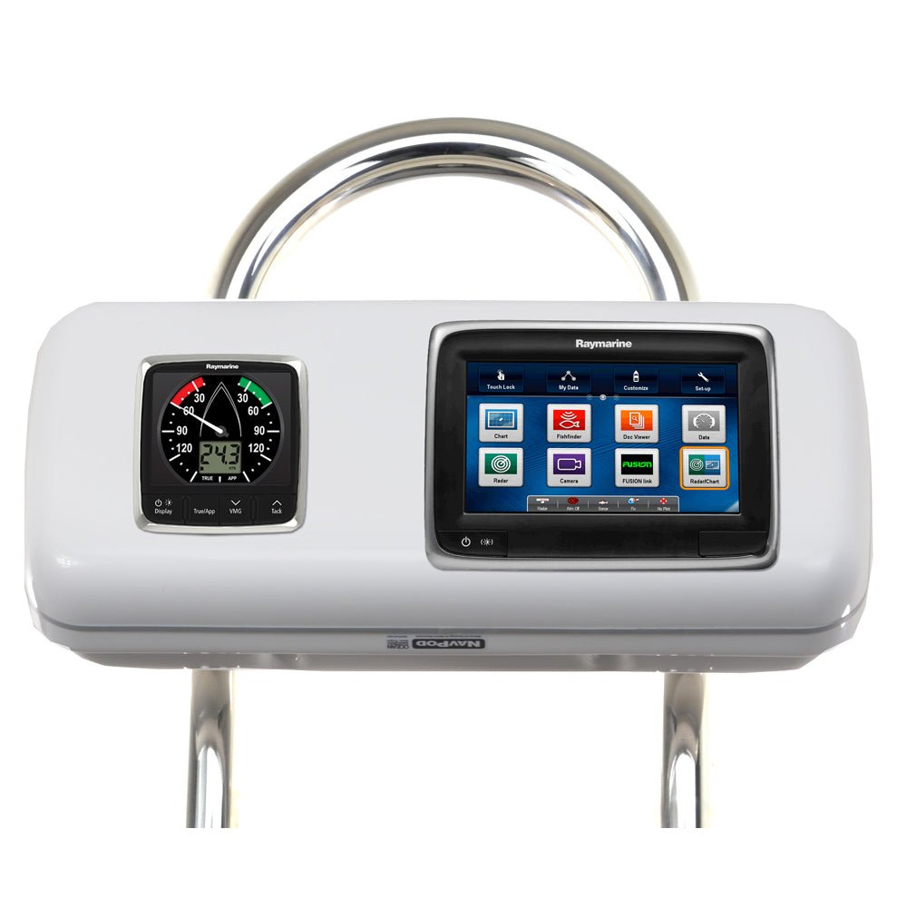 NavPod GP1513 SystemPod Pre - Cut f/Raymarine a75/a77/a78 & 1 Instrument f/9.5" Wide Guard - Get Tight Gear