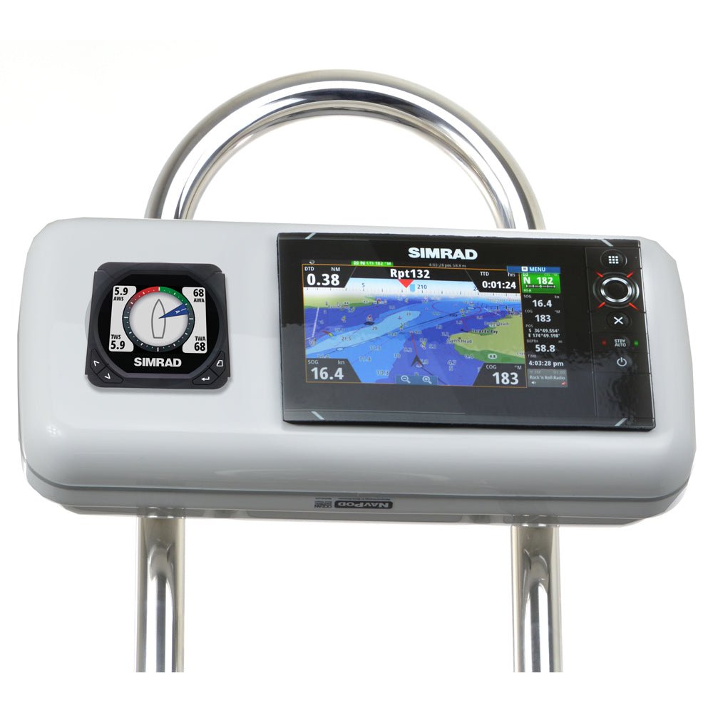 NavPod GP1516 SystemPod Pre - Cut f/Simrad NSS7 evo2 or B&G Zeus 7 & 1 Instrument f/9.5" Wide Guard - Get Tight Gear