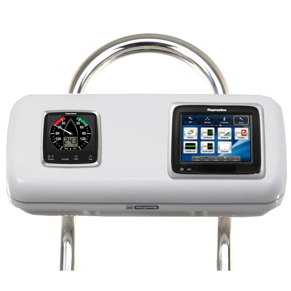 NavPod GP1517 SystemPod Pre - Cut f/Raymarine a65/a67/a68 & 1 Instrument f/9.5" Wide Guard - Get Tight Gear