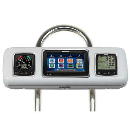 NavPod GP1605 SystemPod Pre - Cut f/Raymarine a75/a77/a78 & 2 Instruments f/9.5" Wide Guard - Get Tight Gear