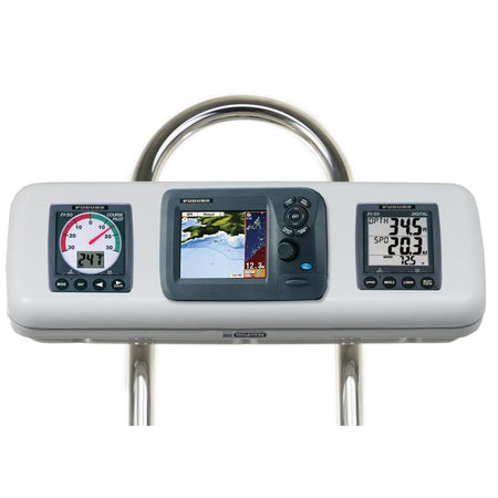 NavPod GP1607 SystemPod Pre - Cut f/Furuno GP1670/GP1670F 5.7" & 2 Instruments f/9.5" Wide Guard - Get Tight Gear