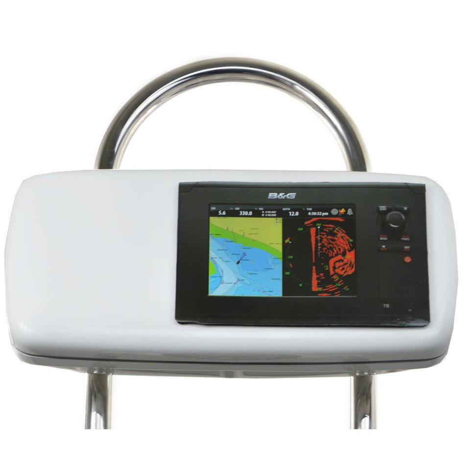 NavPod GP2040 - 08 SystemPod Pre - Cut f/Simrad NSS8 or B&G Zeus Touch 8 & 2 Instruments f/12" Wide Guard - Get Tight Gear
