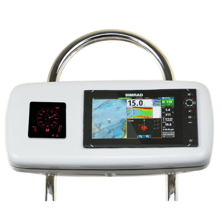 NavPod GP2040 - 13 SystemPod Pre - Cut f/Simrad NSS9 evo2 or B&G Zeus 9 & 1 Instrument f/12" Wide Guard - Get Tight Gear