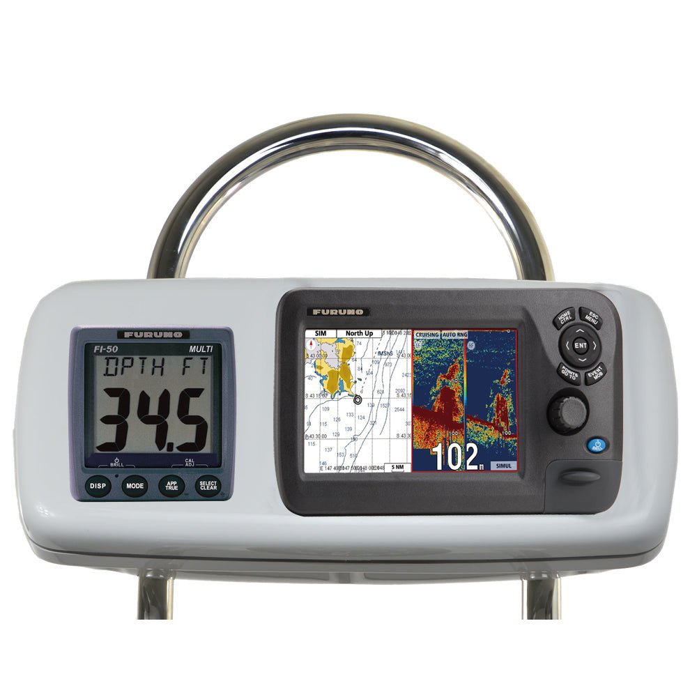 NavPod GP2040 - 18 SystemPod Pre - Cut f/Furuno GP1870/GP1870F & 1 Instrument f/12" Wide Guard - Get Tight Gear