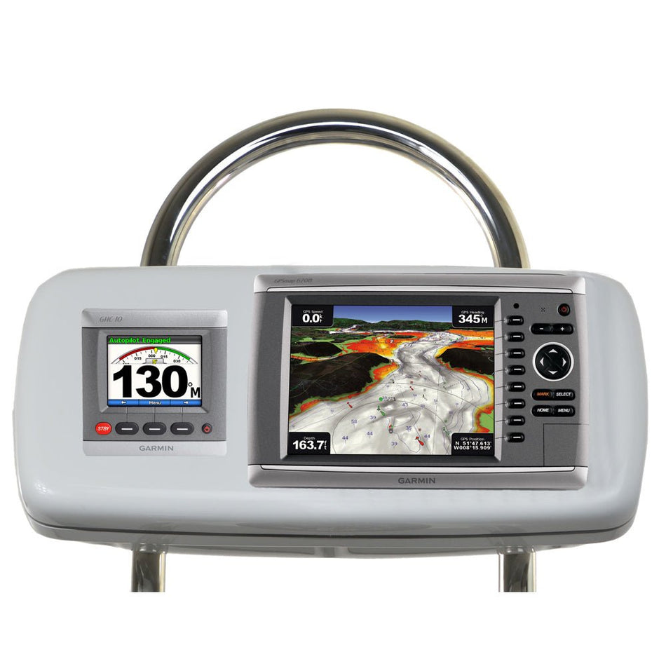NavPod GP2048 SystemPod Pre - Cut f/Garmin 820/820xs/840xs & 1 Instrument f/12" Wide Guard - Get Tight Gear