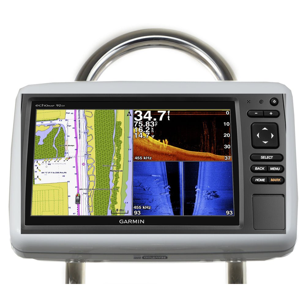 NavPod GP2050 - 09 SailPod Pre - Cut f/Garmin echoMAP 92SV / 93SV / 94SV / 95SV f/12" Wide Guard - Get Tight Gear