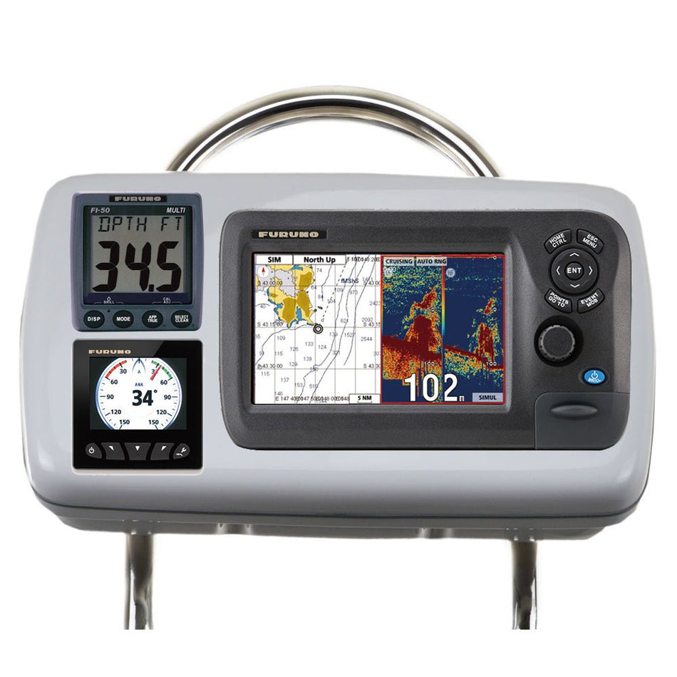 NavPod GP2080 - 18 SystemPod Pre - Cut f/Furuno GP1870/GP1870F & 2 Instruments f/12" Wide Guard - Get Tight Gear