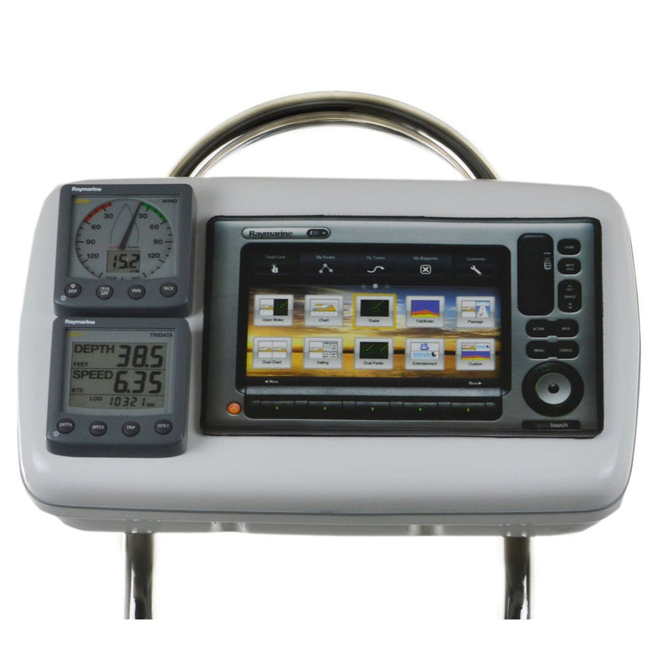NavPod GP2081 SailPod Precut f/Raymarine C90W & E90W 2 ST60s f/12" Guard - Get Tight Gear