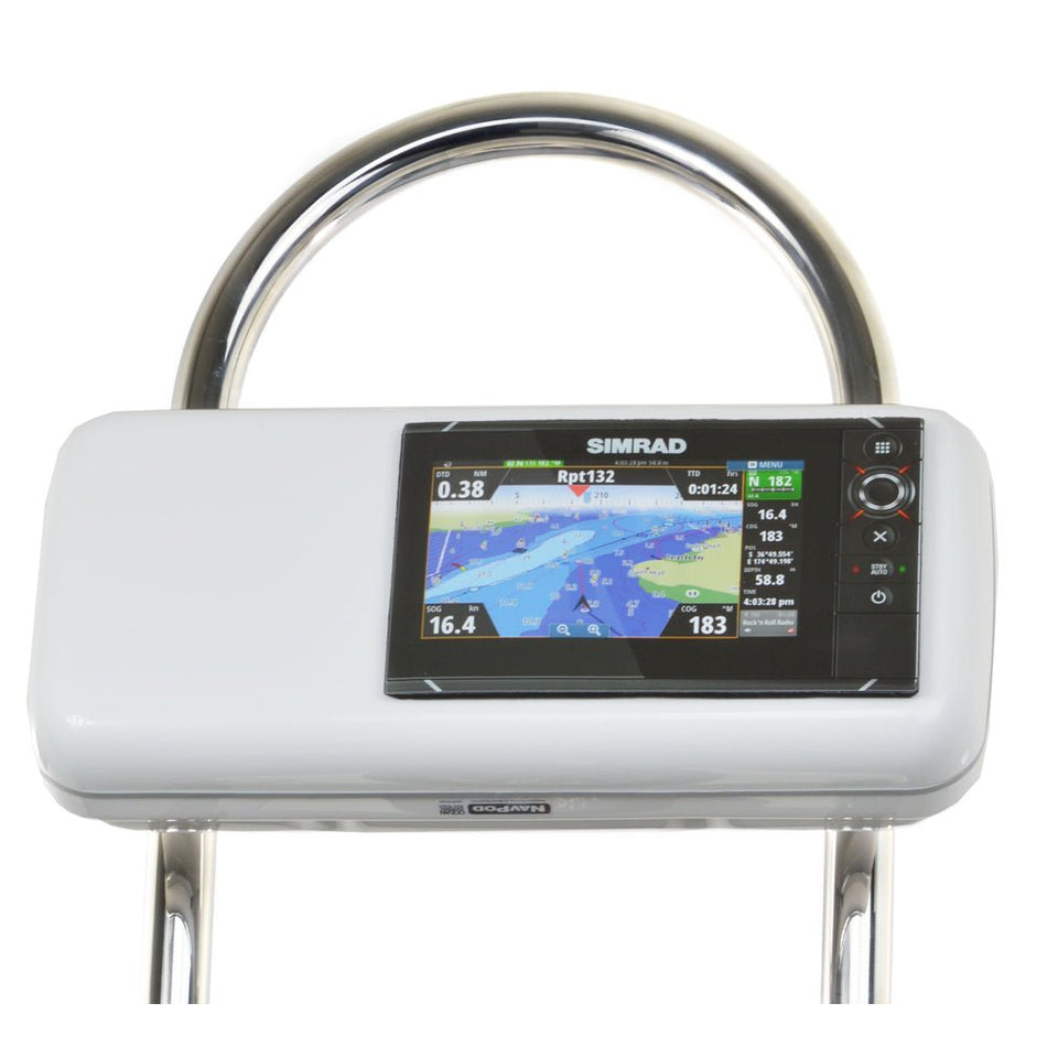NavPod GP2506 SystemPod Pre - Cut f/Simrad NSS7 evo2 or B&G Zeus 7 w/Space On The Left f/12" Wide Guard - Get Tight Gear