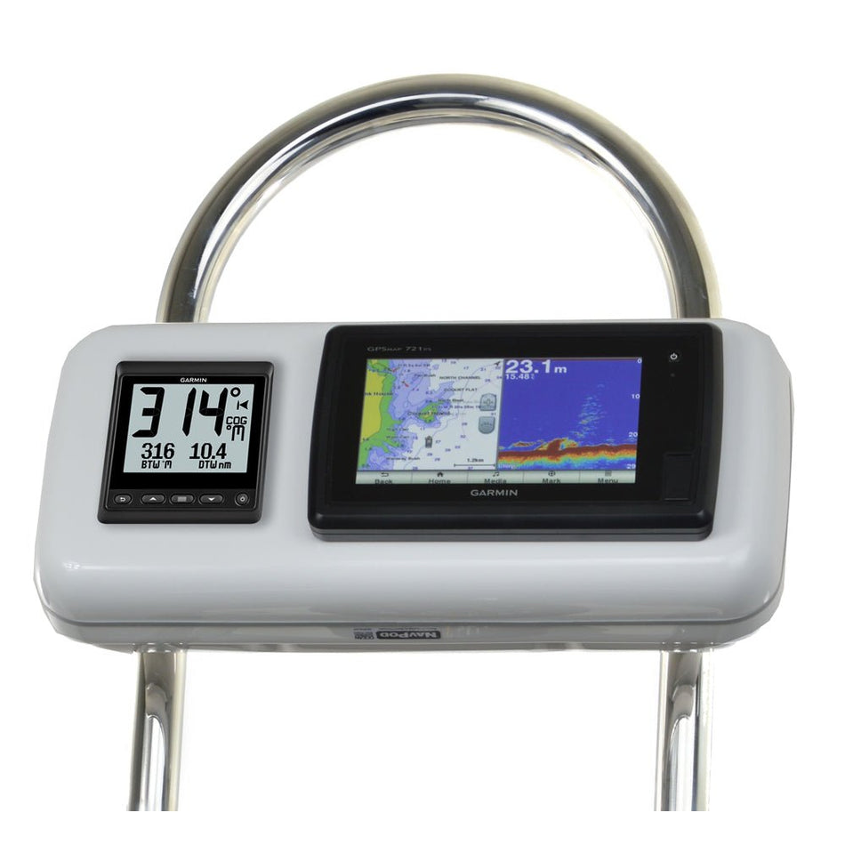 NavPod GP2511 SystemPod Pre - Cut f/Garmin 7xx and 7x Series & 1 Instrument f/12" Wide Guard - Get Tight Gear