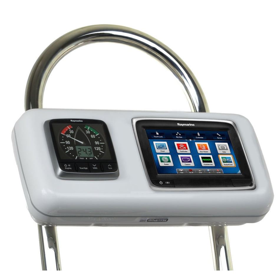 NavPod GP2513 SystemPod Pre - Cut f/Raymarine a75/a77/a78 & 1 Instrument f/12" Wide Guard - Get Tight Gear