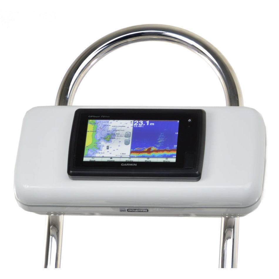 NavPod GP2521 SystemPod Pre - Cut f/Garmin 7xx and 7x Series Mounted In Center f/12" Wide Guard - Get Tight Gear