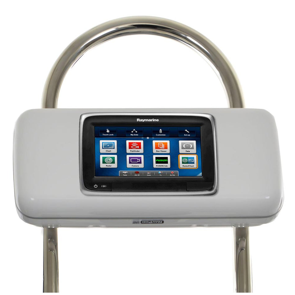 NavPod GP2523 SystemPod Pre - Cut f/Raymarine a75/a77/a78 Mounted In Center f/12"Wide Guard - Get Tight Gear
