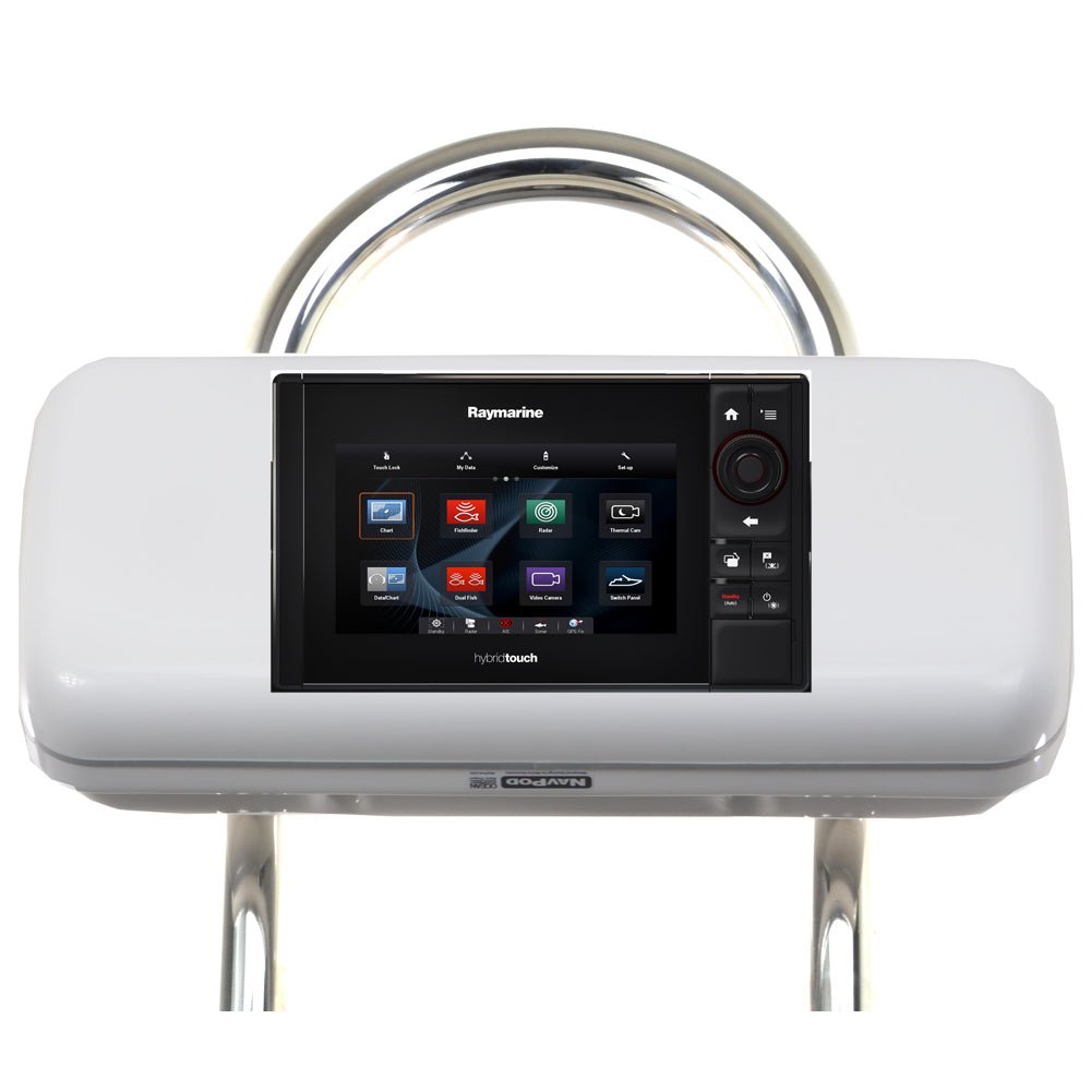 NavPod GP2524 SystemPod Pre - Cut f/Raymarine eS75, eS77 & eS78 Mounted Center f/12" Wide Guard - Get Tight Gear