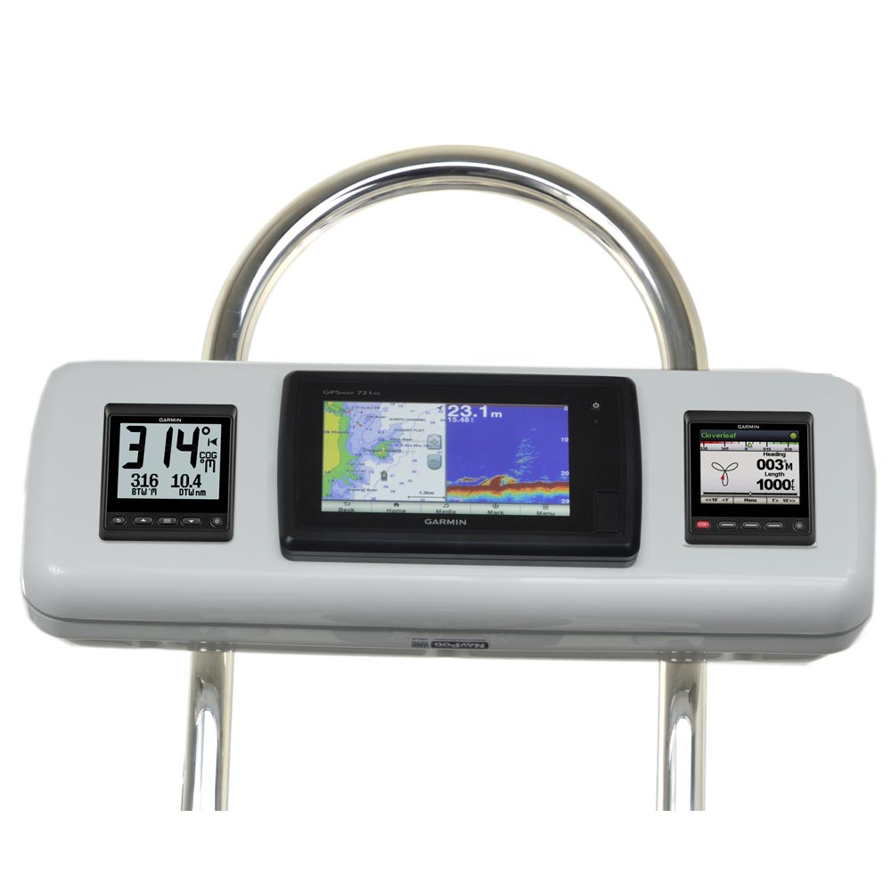 NavPod GP2603 SystemPod Pre - Cut f/Garmin 720/721 / 740/740s / 741/721xs / 70s/70dv & 2 Instruments f/12" Wide Guard - Get Tight Gear