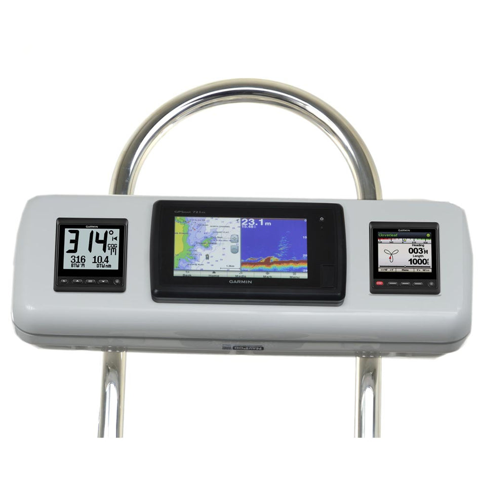 NavPod GP2603 SystemPod Pre - Cut f/Garmin 720/721 / 740/740s / 741/721xs / 70s/70dv & 2 Instruments f/12" Wide Guard - Get Tight Gear