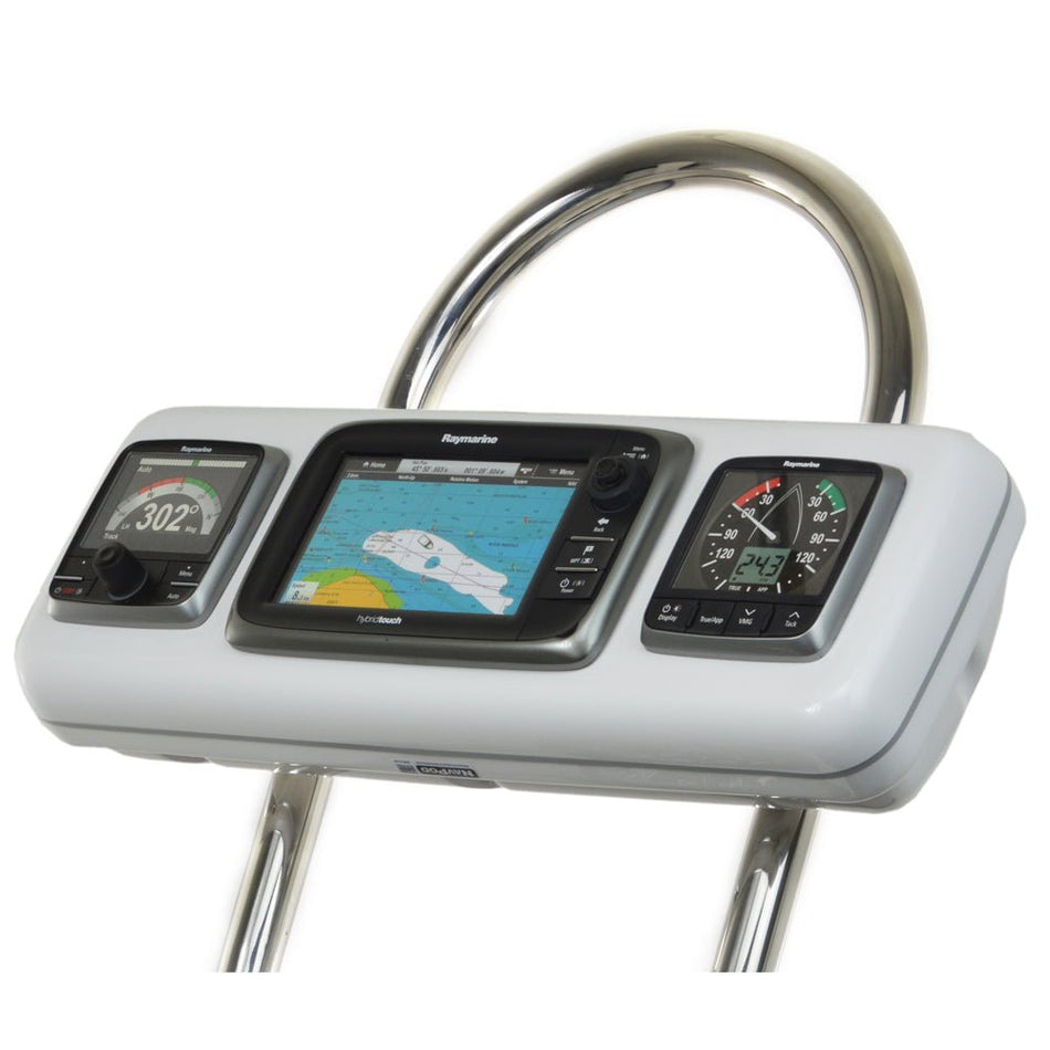 NavPod GP2604 SystemPod Pre - Cut f/Raymarine e7/e7D & 2 Instruments f/12" Wide Guard - Get Tight Gear