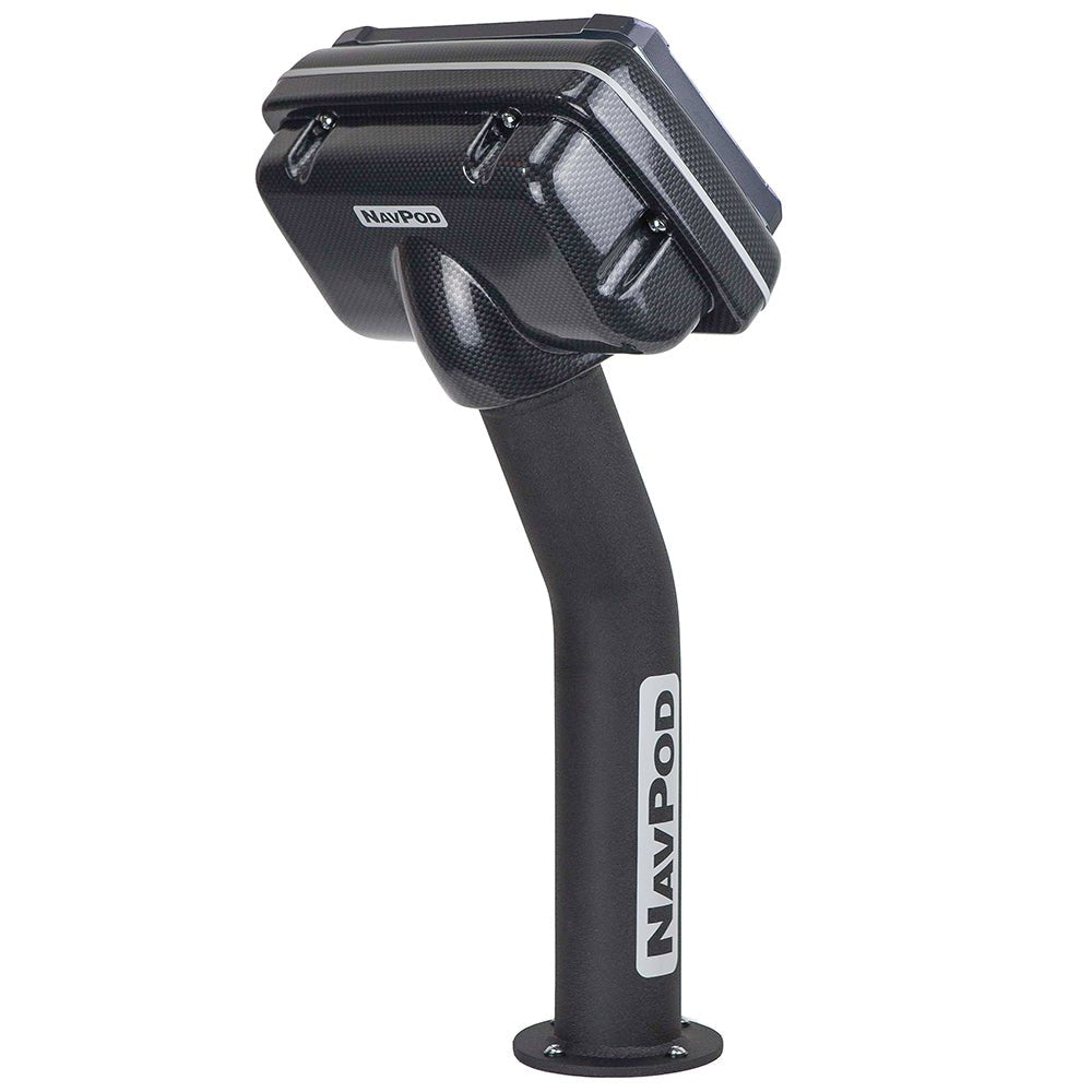 NavPod PED4409 PedestalPod Pre - Cut f/Garmin STRIKER 7sv/7dv 7" CHIRP Fishfinder - Carbon Black - Get Tight Gear