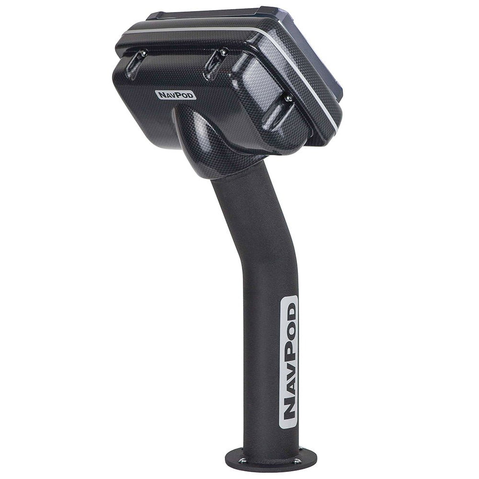 NavPod PED4409 PedestalPod Pre - Cut f/Garmin STRIKER 7sv/7dv 7" CHIRP Fishfinder - Carbon Black - Get Tight Gear