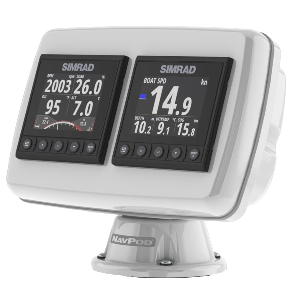 NavPod PP4503 PowerPod Pre - Cut f/2 - Simrad IS42/B&G Triton/AP44 Square Hole Instruments - Get Tight Gear