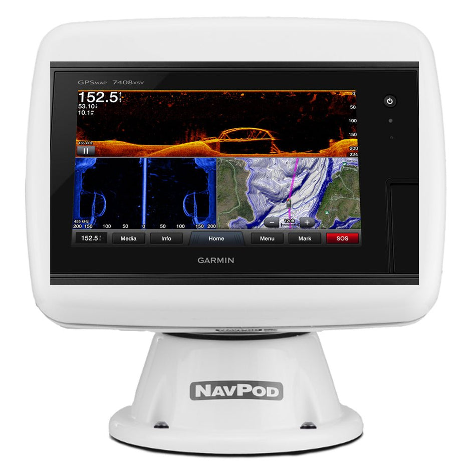 NavPod PP4800 - 20 PowerPod Pre - Cut f/Garmin 7408 / 7408xsv / 7608 / 7608xsv - Get Tight Gear