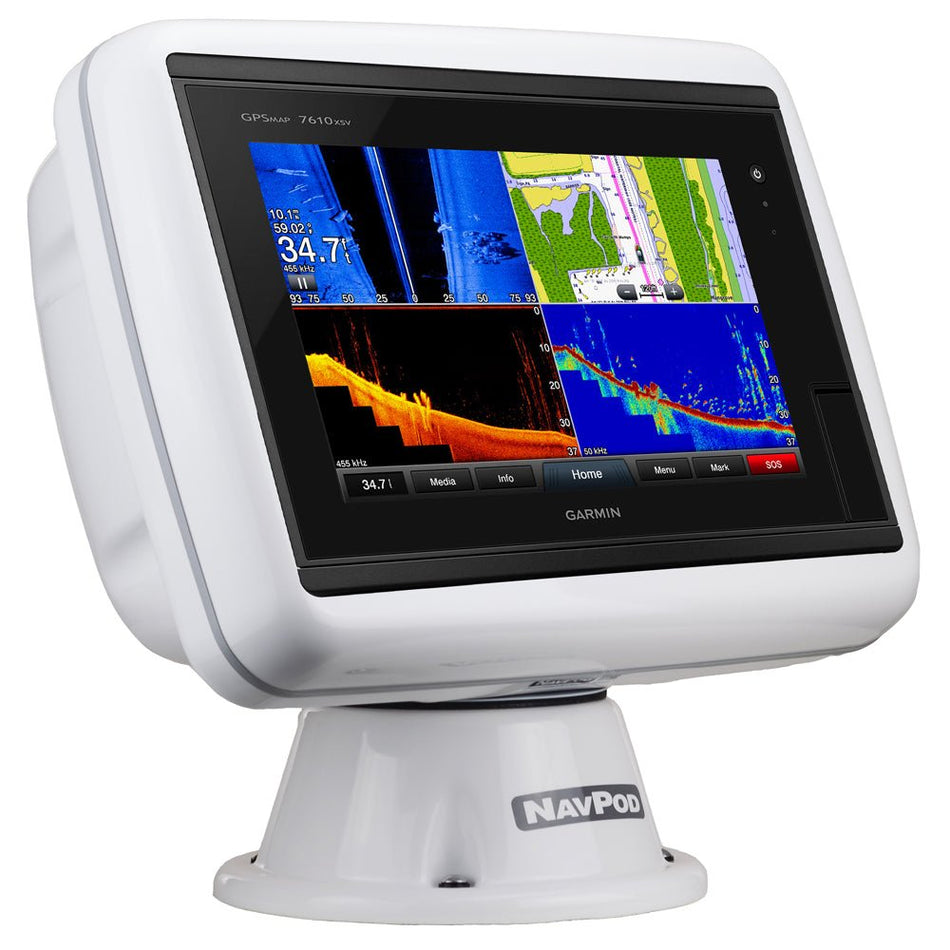 NavPod PP5050 - 19 PowerPod Pre - Cut f/Garmin GPSMAP 7410, 7410xsv, 7610 & 7610xsv - Get Tight Gear