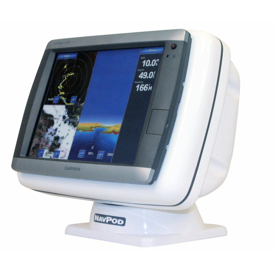 NavPod PP5055 PowerPod Precut f/Garmin GPSMAP 5012 & 5212 - Get Tight Gear