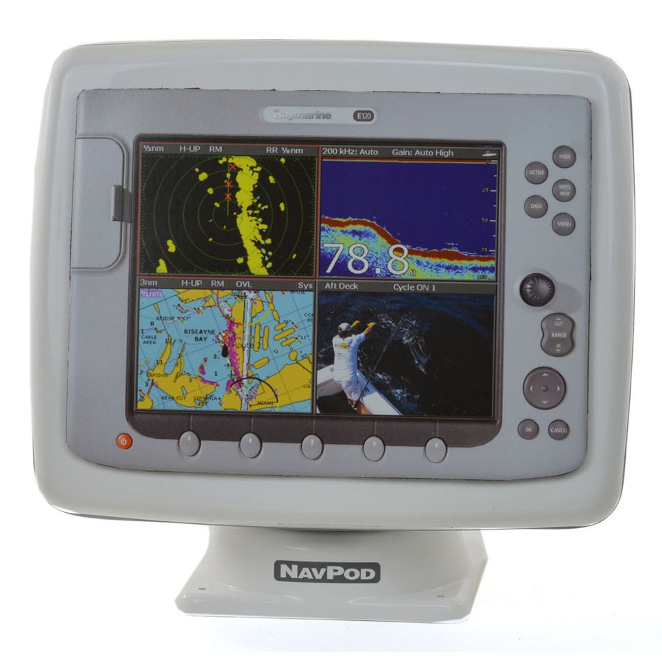 NavPod PP5061 PowerPod Precut f/Grand Prix Series f/Raymarine C120 & E120 Dash Mount - Get Tight Gear