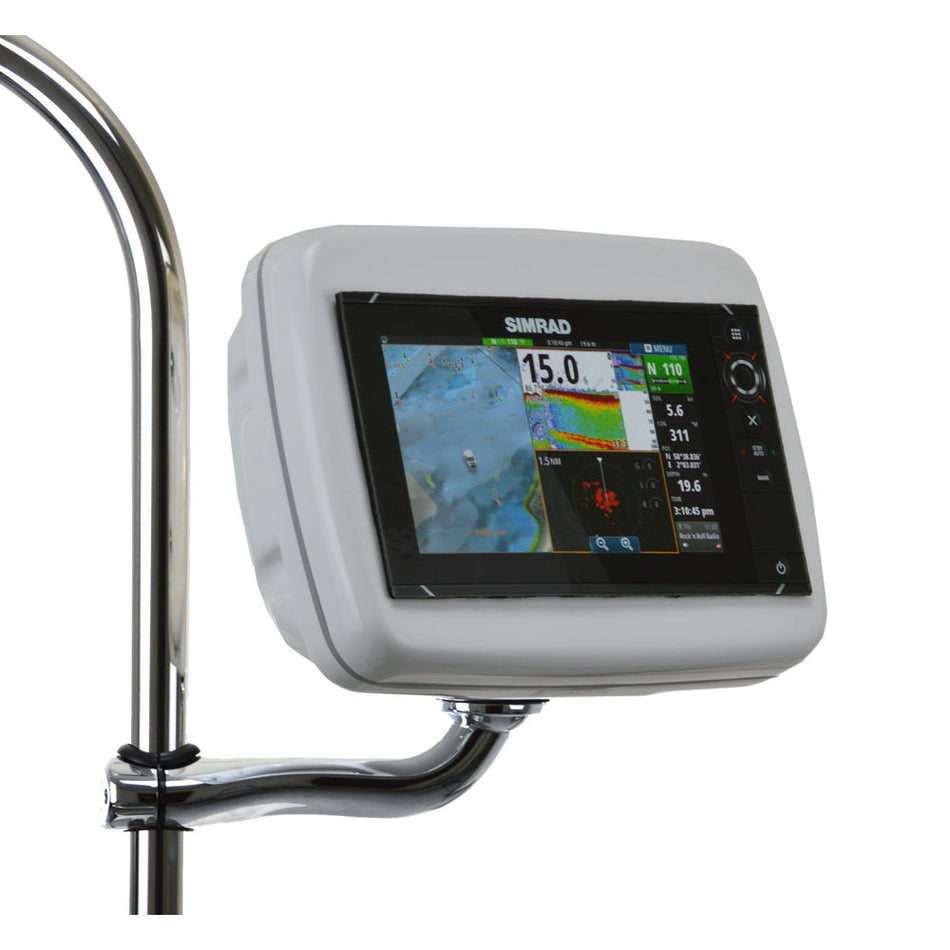 NavPod RMX4808 RailMount Pre - Cut f/Simrad NSS8/B&G Zeus T8 - Get Tight Gear