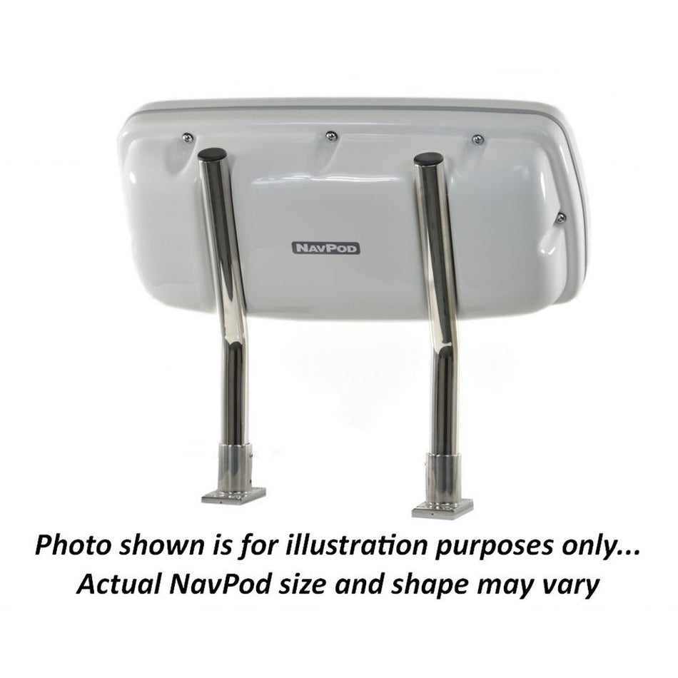 NavPod SystemPod Pre - Cut f/Garmin GPSMAP 942xs, 942, 922xs & 922 & 2 Instruments (3.6 Holes) f/9.5 Wide Guard - Get Tight Gear