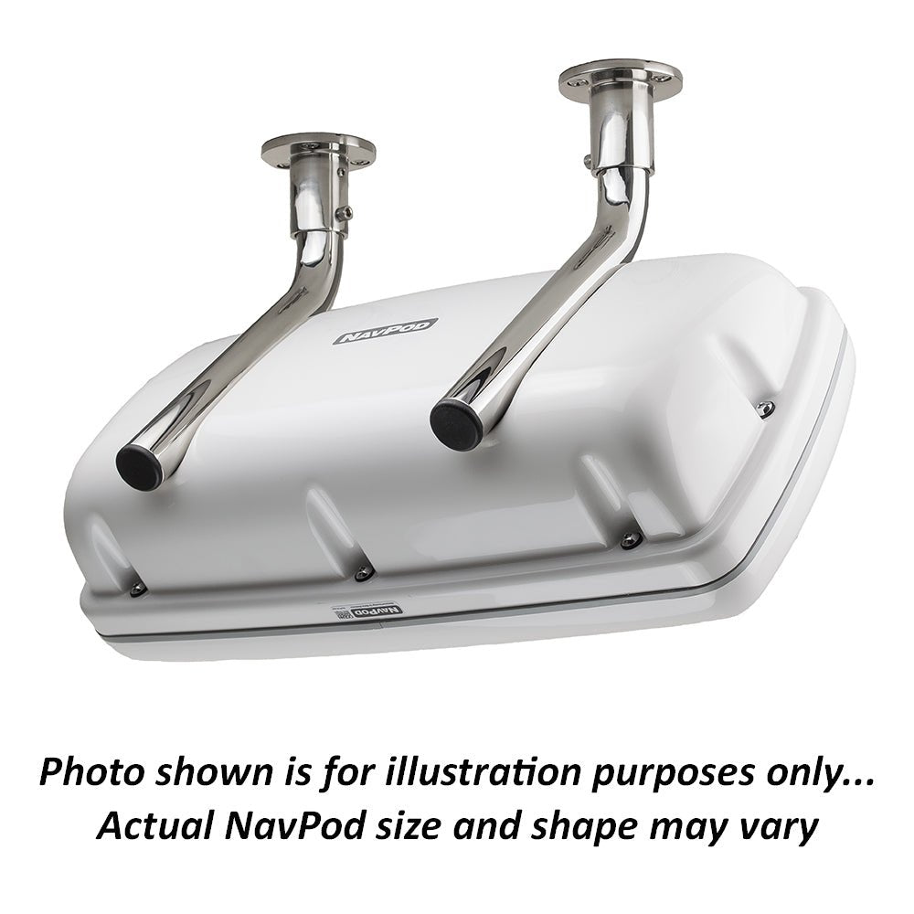 NavPod SystemPod Pre - Cut f/Raymarine AXIOM 9 & 1 Instrument (3.6 hole) f/9.5 Wide Guard (Pre - Cut f/Surface Mount Using Rear Mounting Brackets) - Get Tight Gear