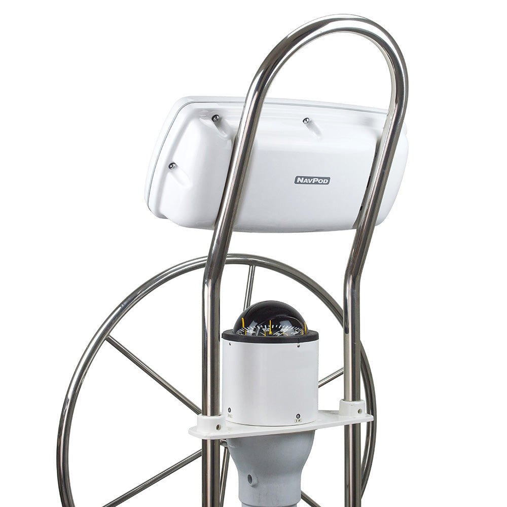 NavPod SystemPod Pre - Cut f/Raymarine Axiom 9/Axiom+ 9 on Right & 1 Instrument (3.6 hole) on Left f/12 Wide Guard - Get Tight Gear