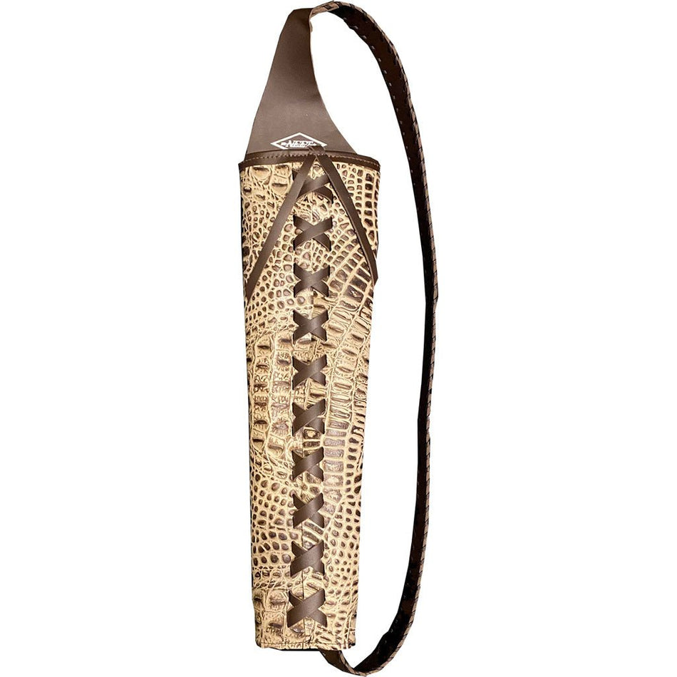 Neet Alligator Embossed Back Quiver RH Tan - Get Tight Gear