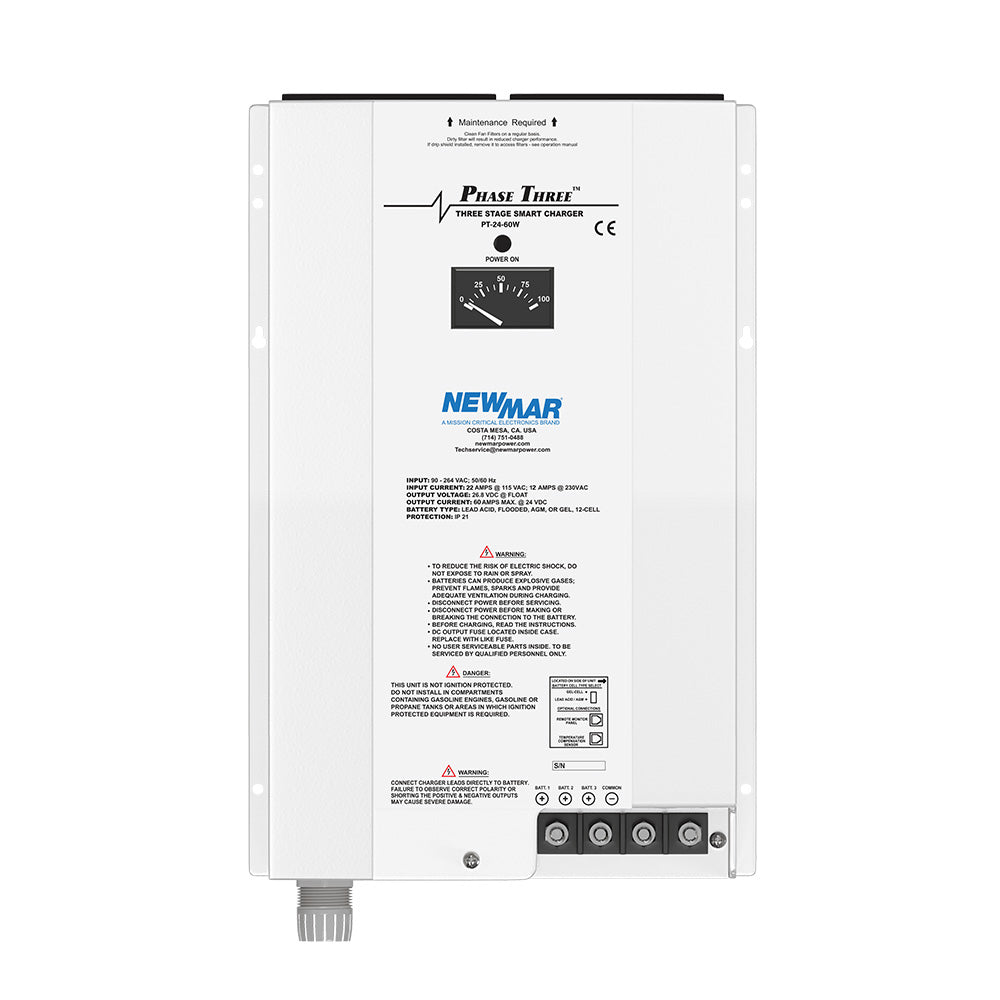 Newmar PT - 24 - 60W Battery Charger - Get Tight Gear