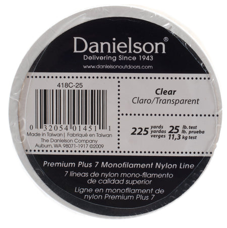 Nylon Monofilament Clear 25 Lb - Get Tight Gear