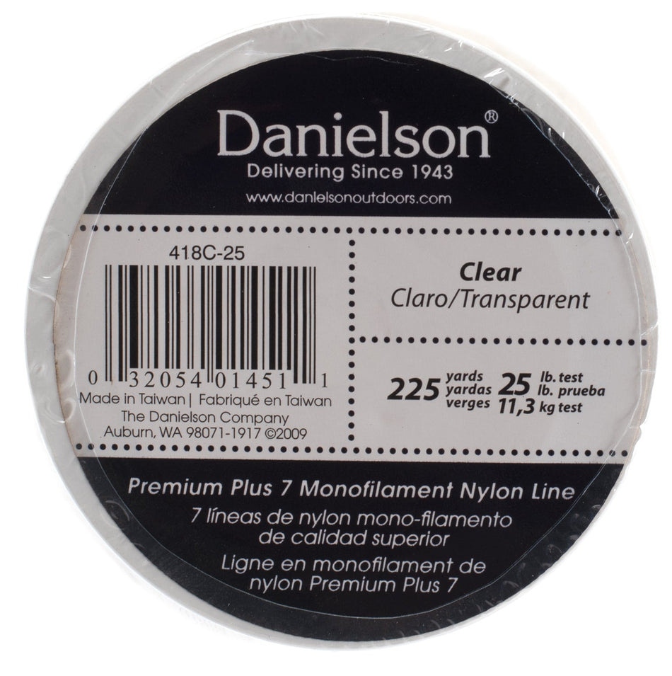 Nylon Monofilament Clear 25 Lb - Get Tight Gear