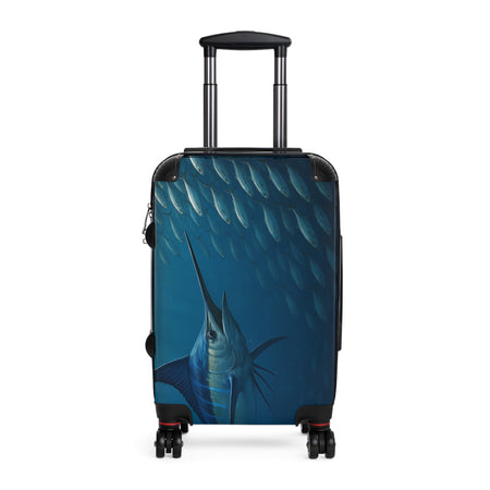 Ocean Journey Suitcase with Marlin Design - Perfect for Travelers and Adventurers - Get Tight Gear