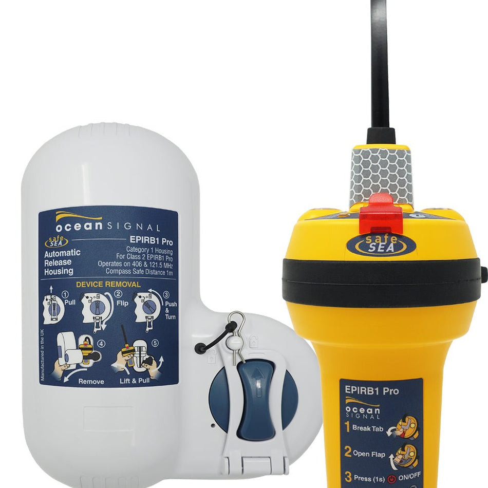 Ocean Signal SafeSea EPIRB1 Pro - Float - Free Category 1 EPIRB - Get Tight Gear