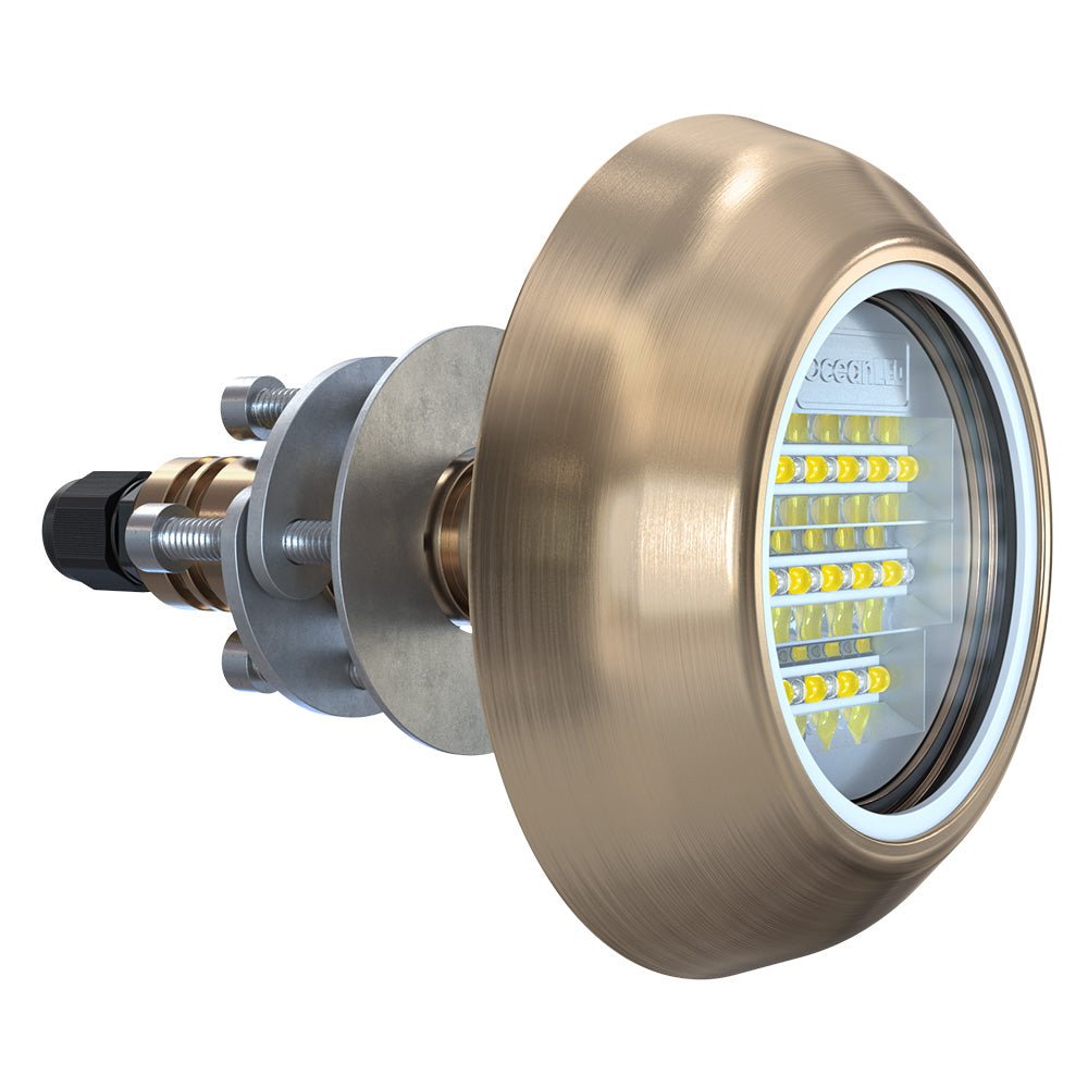 OceanLED Explore E6 Thru Hull - Blue & White - Get Tight Gear